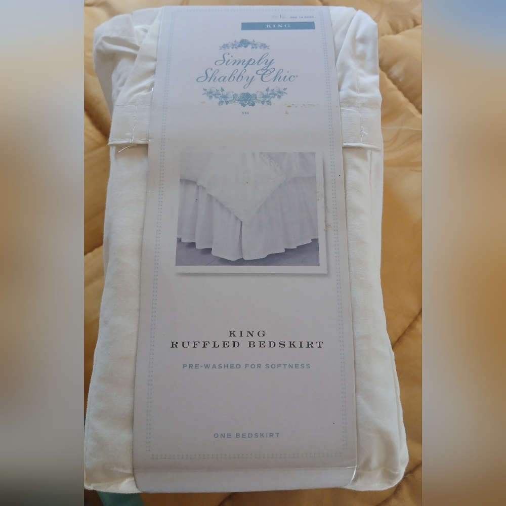 King Size Ruffled Bedskirt